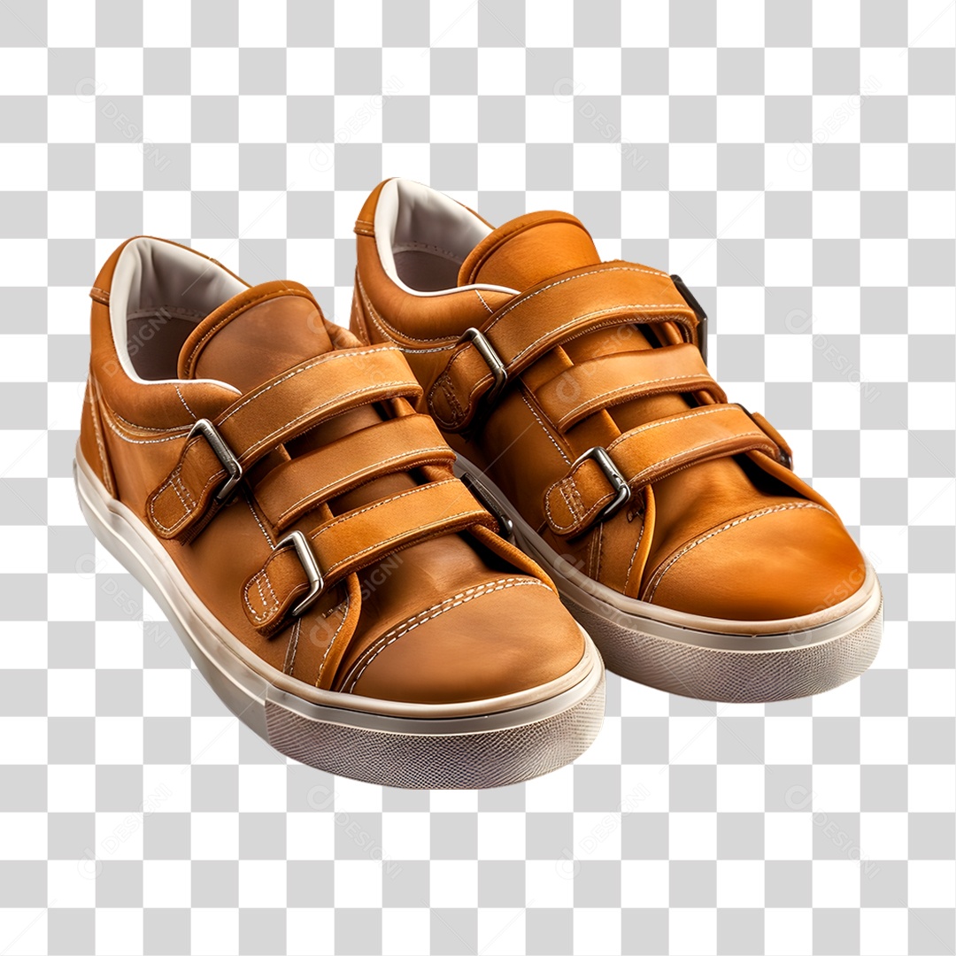 Tênis Marrom PNG Transparente