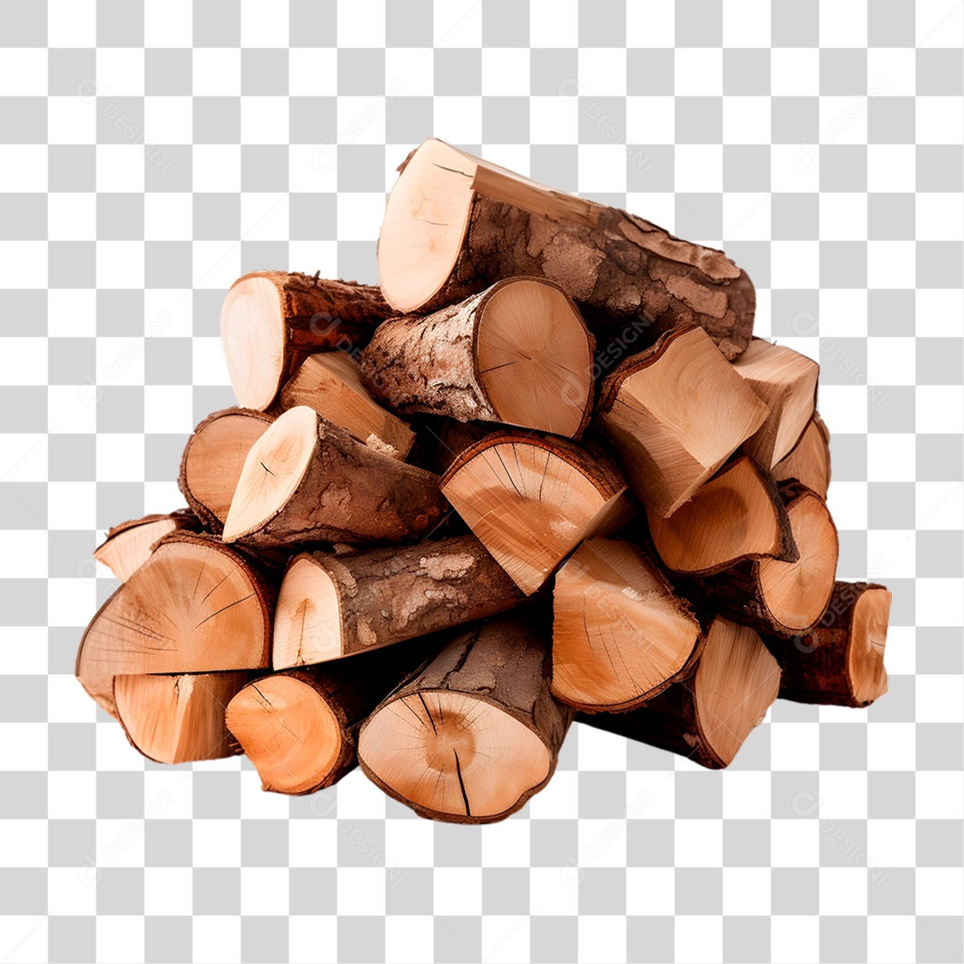 Monte de Lenhas PNG Transparente