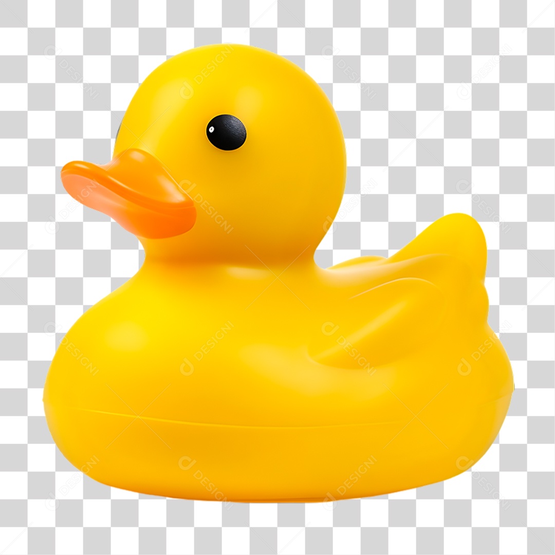 Brinquedo Pato de Borracha PNG Transparente