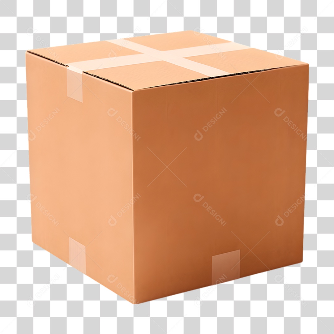 Caixa de Papelão PNG Transparente