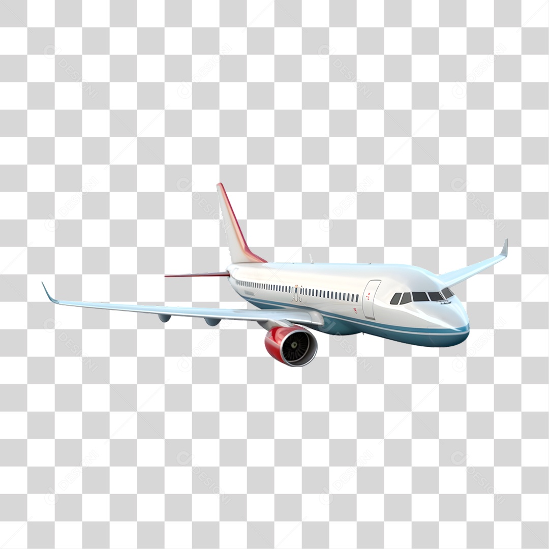 Avião Voando PNG Transparente