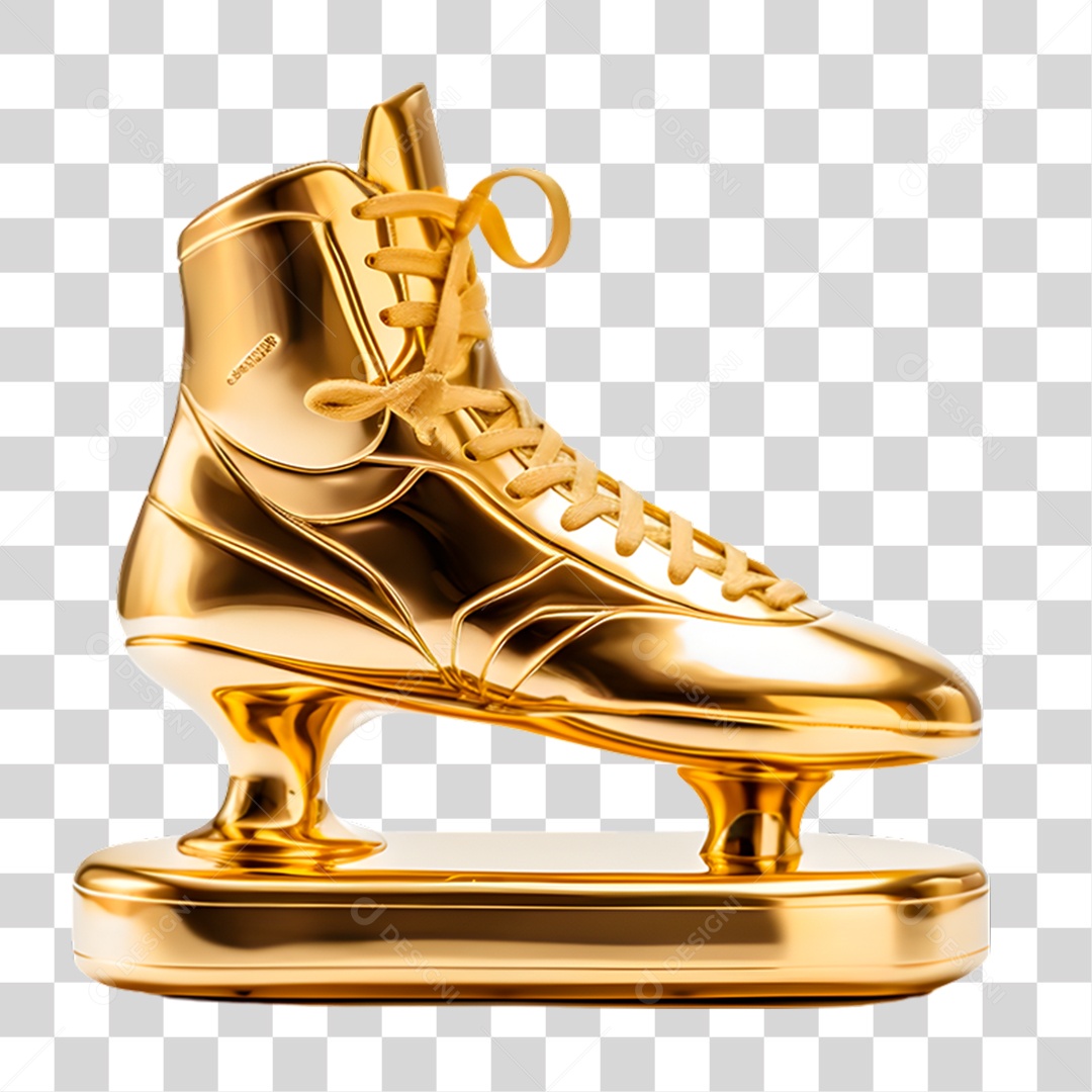 Premio Chuteira de Ouro PNG Transparente