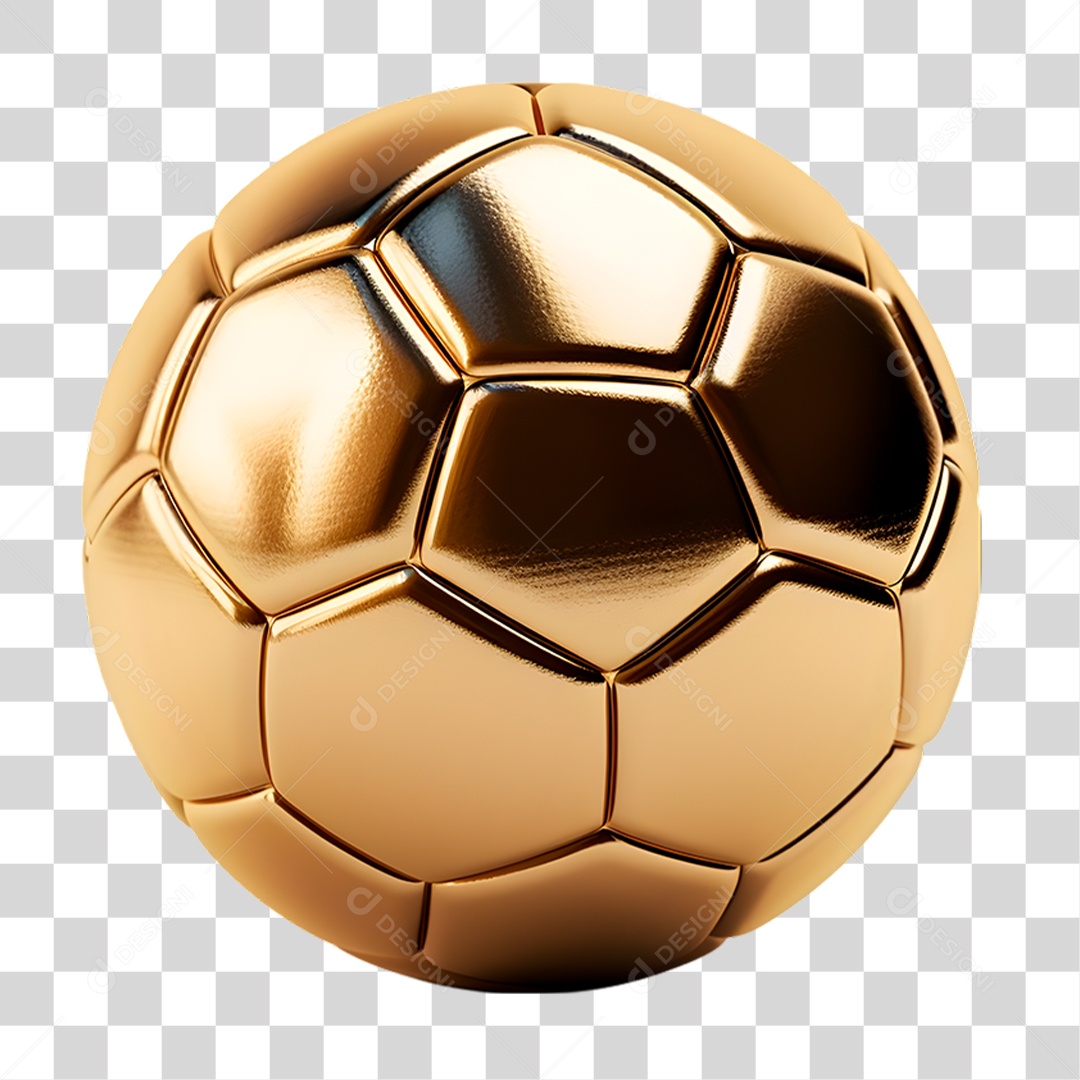 Premio Bola de Ouro PNG Transparente