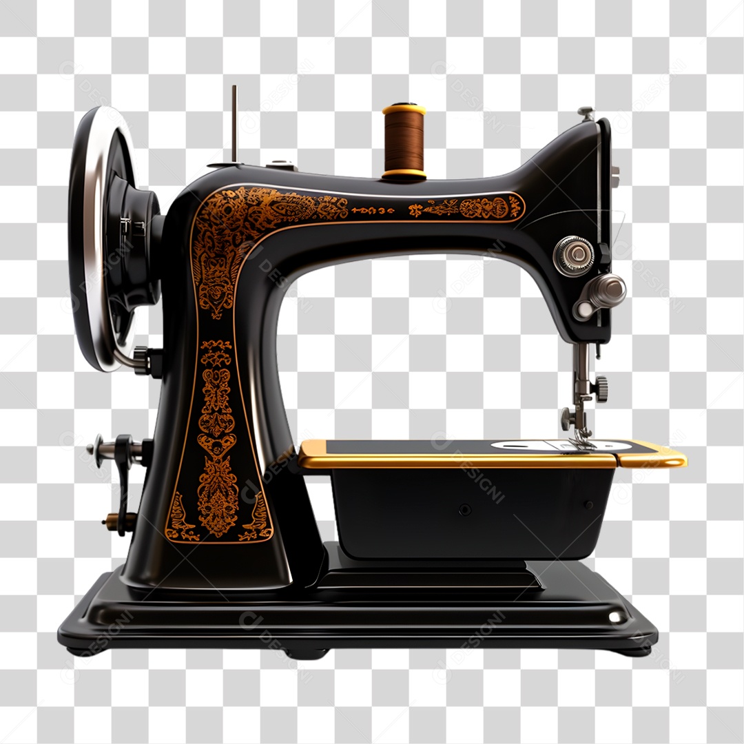 Máquina de Costura PNG Transparente