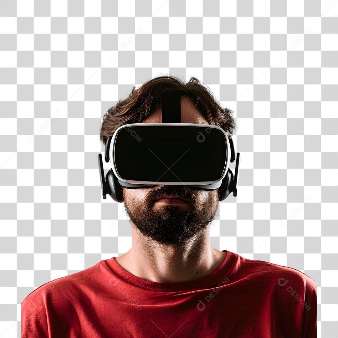 Homem Usando Óculos Vr PNG Transparente