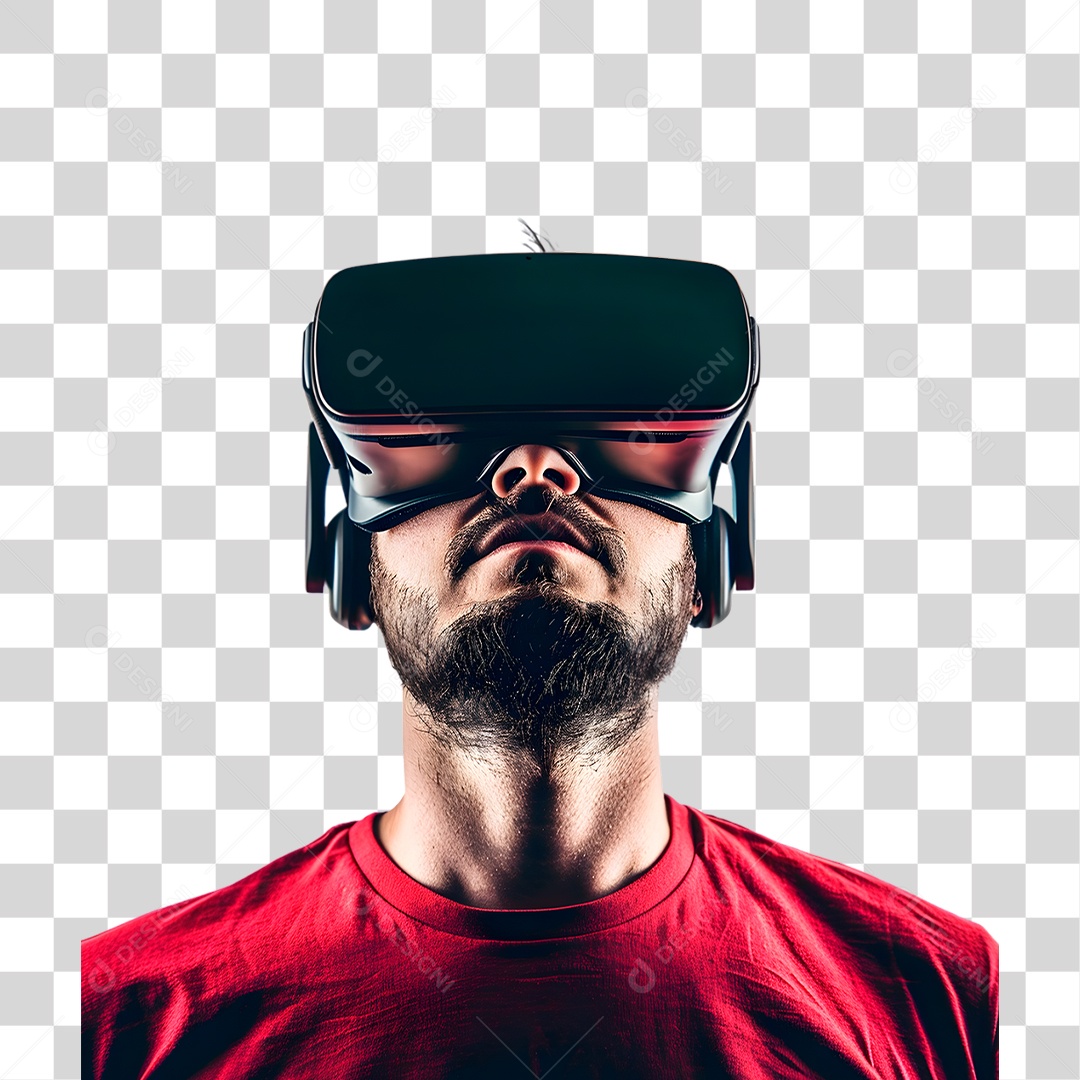 Homem Usando Óculos Vr PNG Transparente