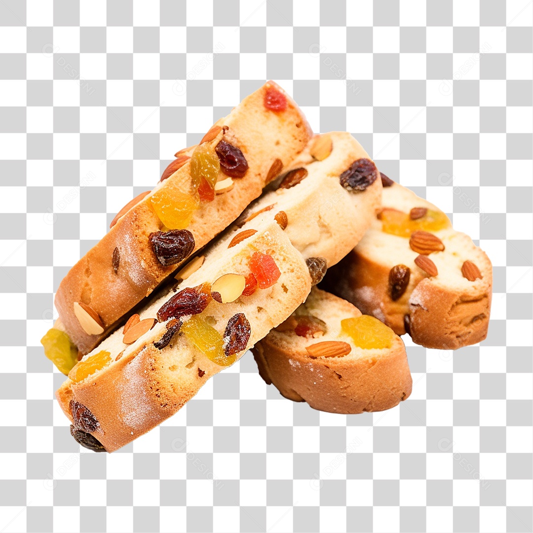 Pães Recheados com Frutas PNG Transparente