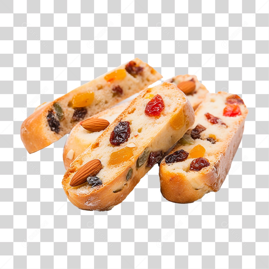 Pães Recheados com Frutas PNG Transparente