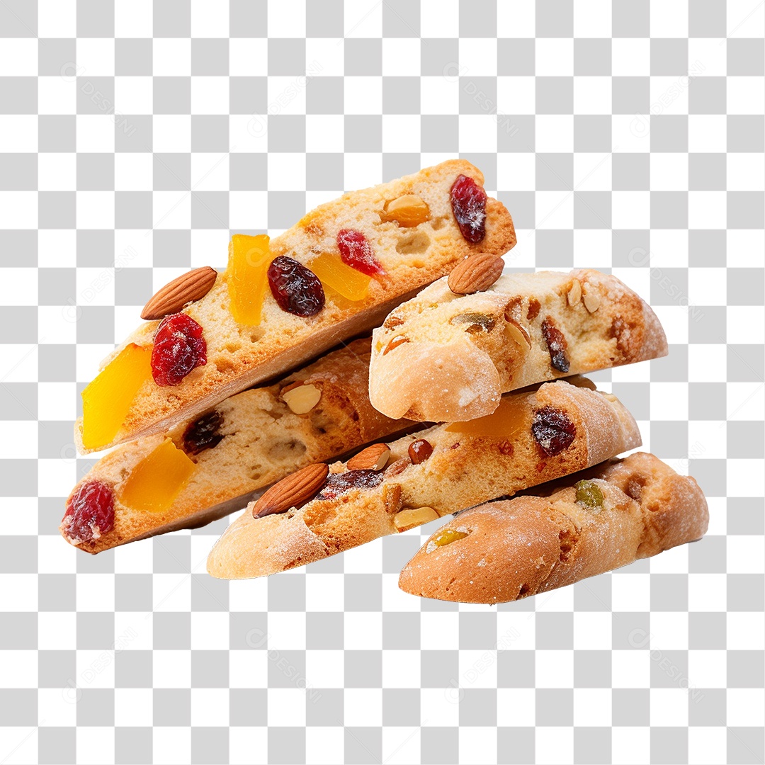 Pães Recheados com Frutas PNG Transparente