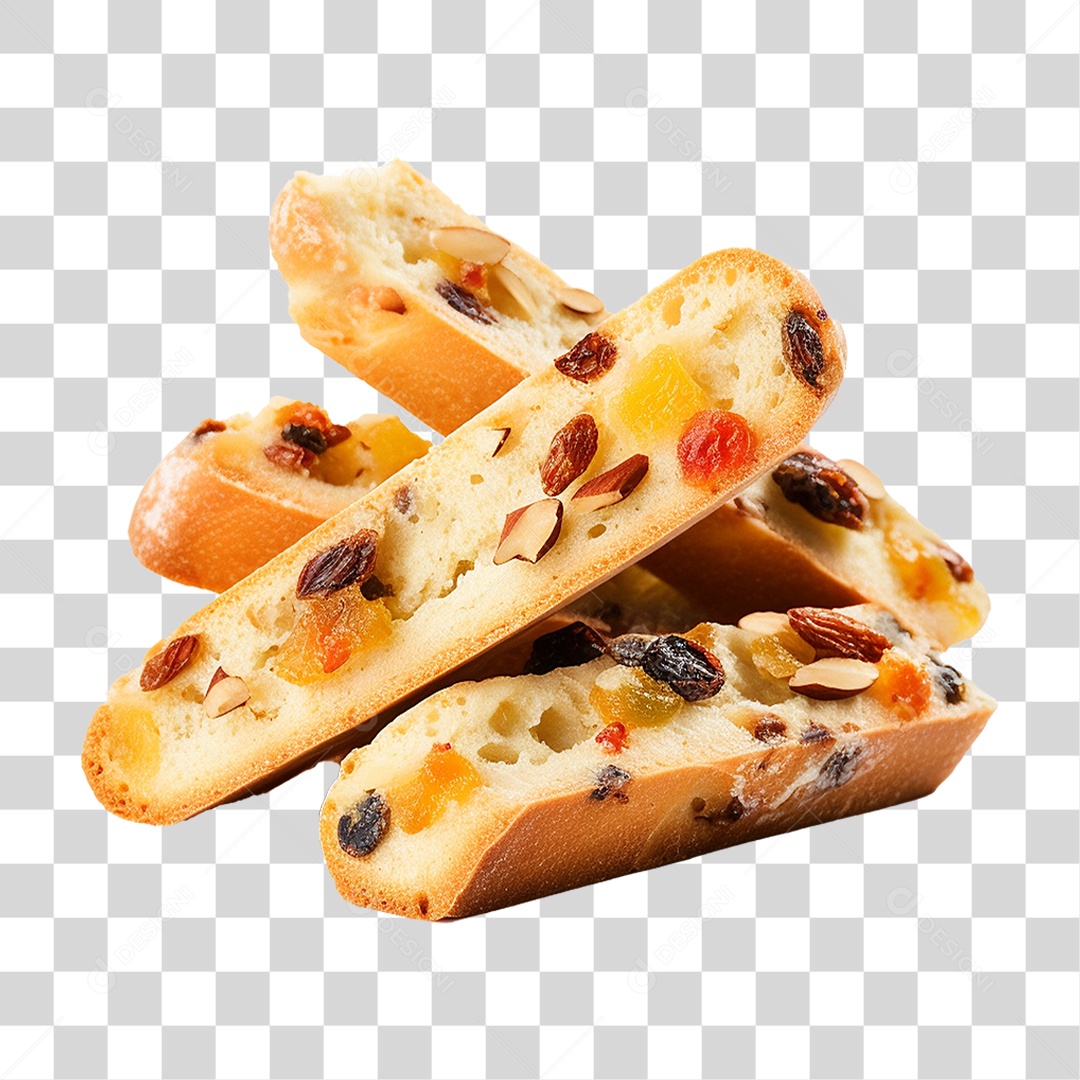 Pães Recheados com Frutas PNG Transparente