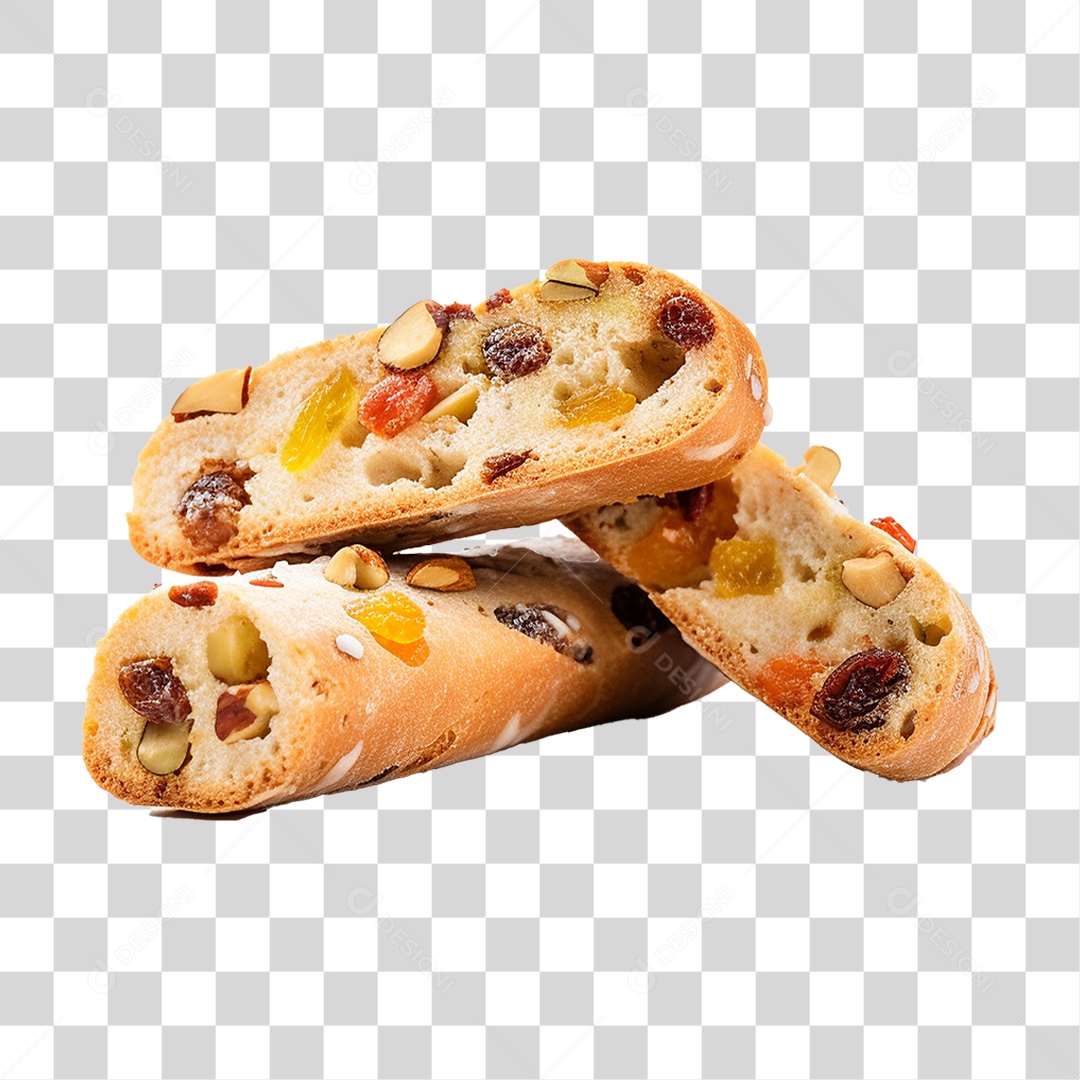 Pães Recheados com Frutas PNG Transparente