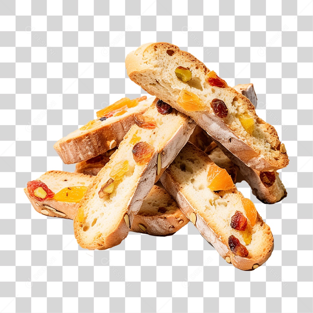 Pães Recheados com Frutas PNG Transparente