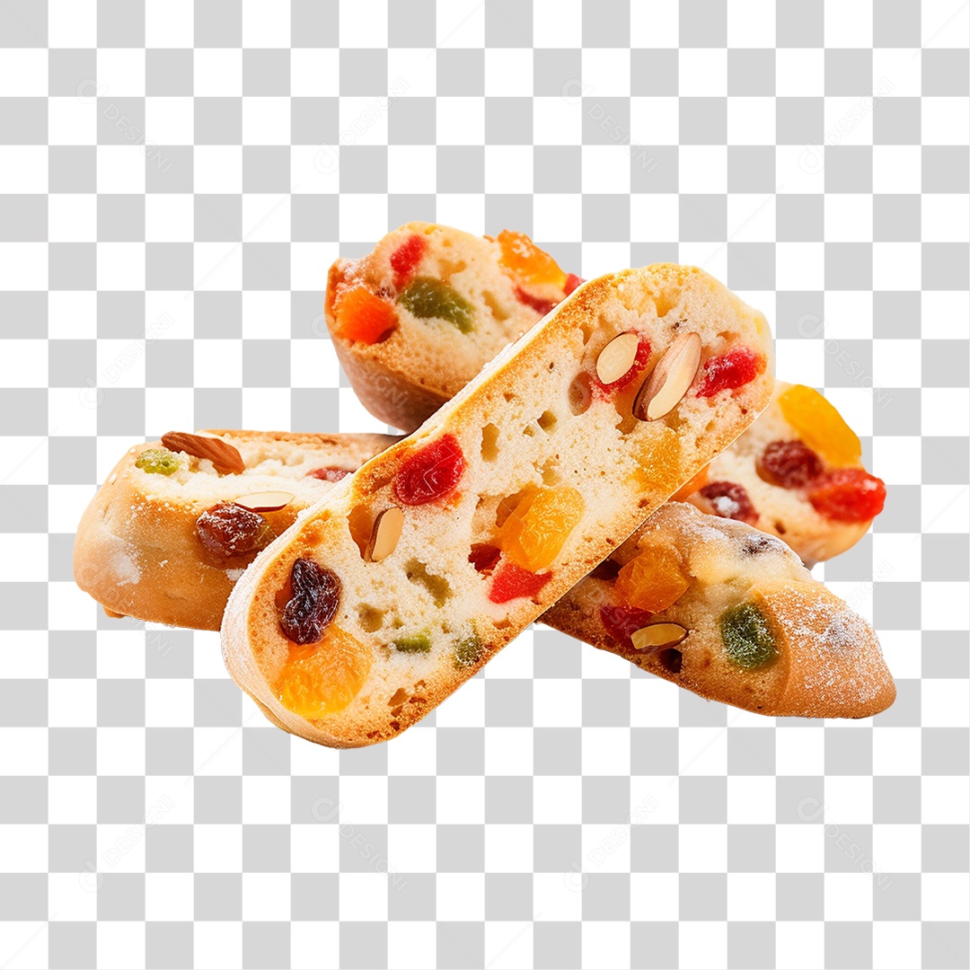 Pães Recheados com Frutas PNG Transparente