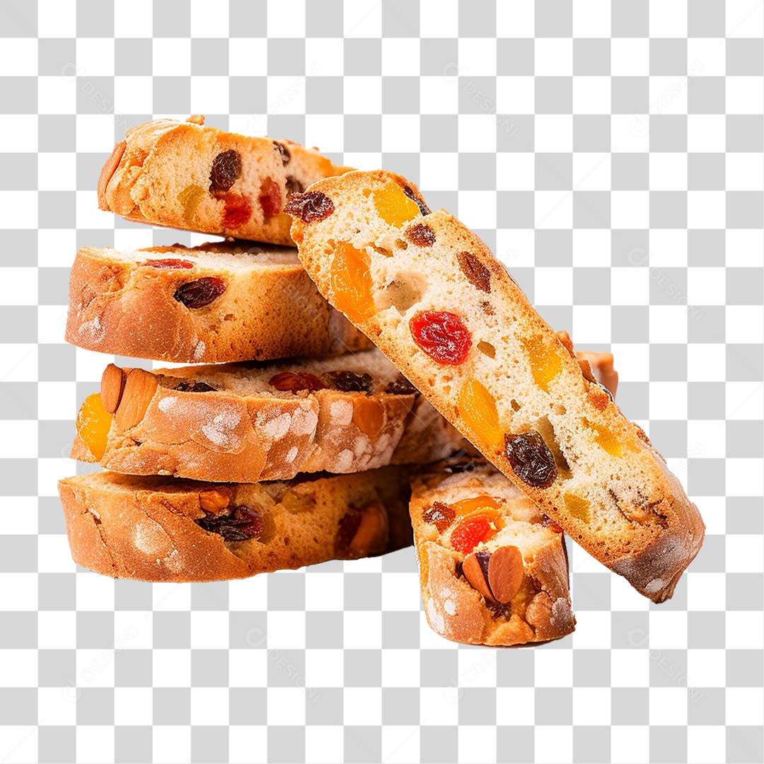 Pães Recheados com Frutas PNG Transparente