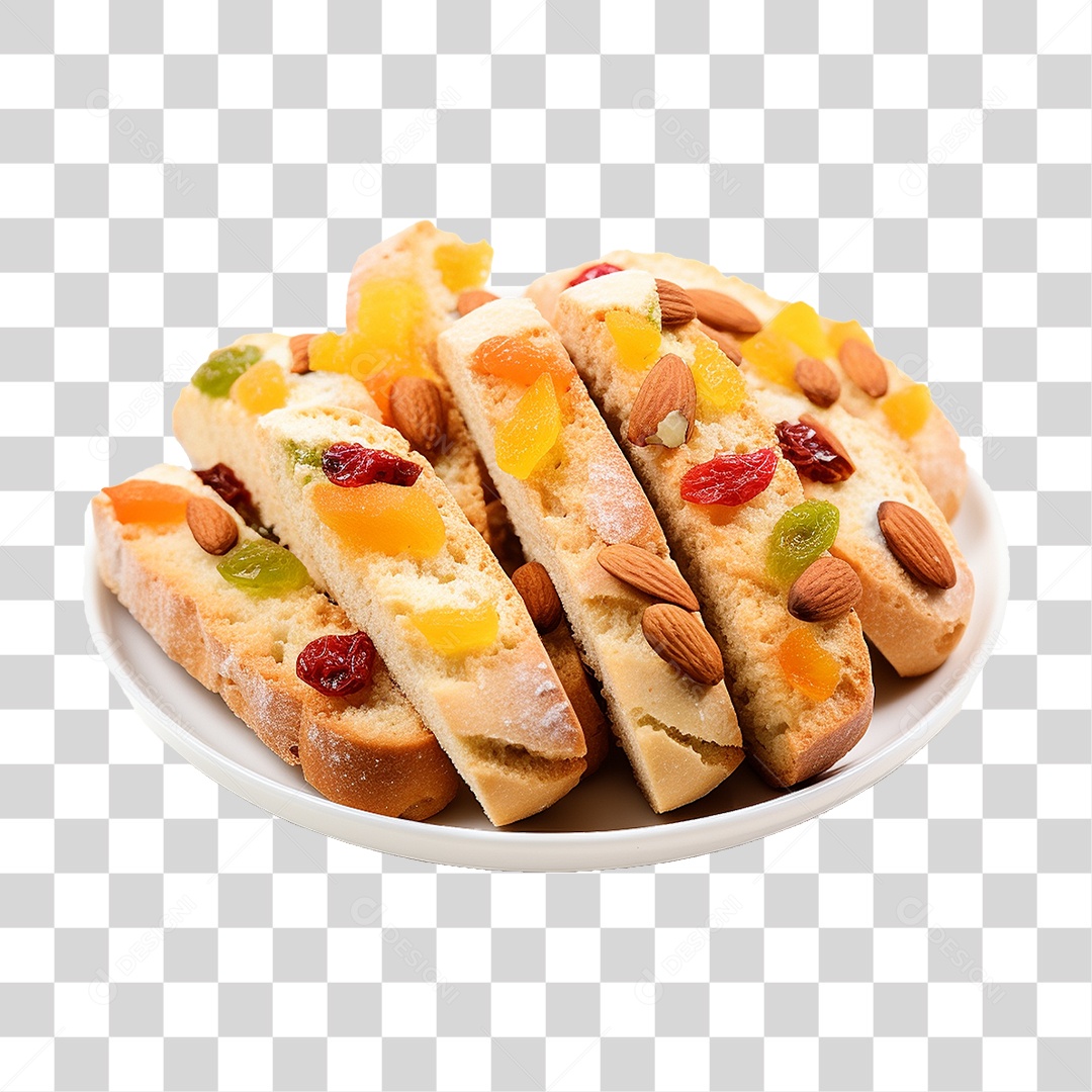 Pães Recheados com Frutas PNG Transparente