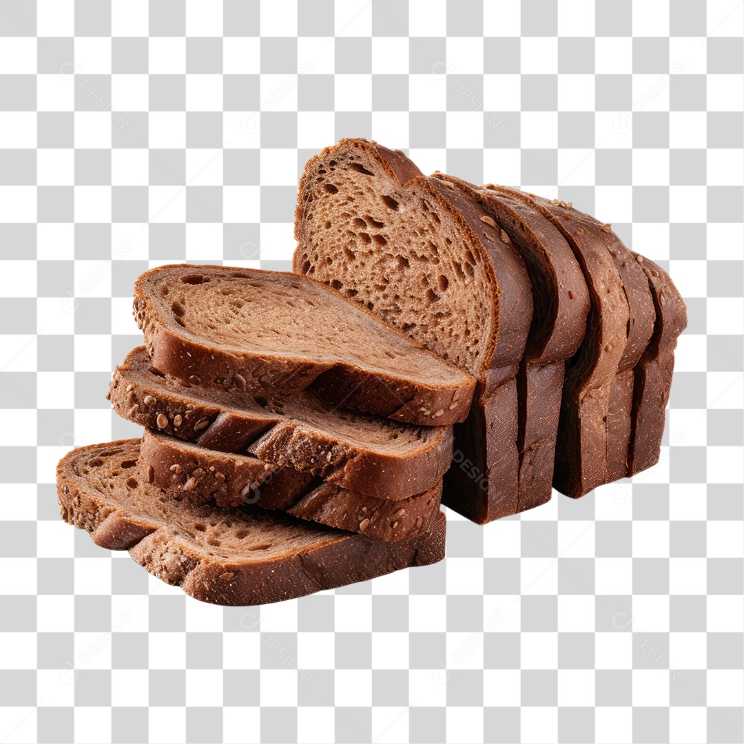 Fatias de Pão Caseiro PNG Transparente