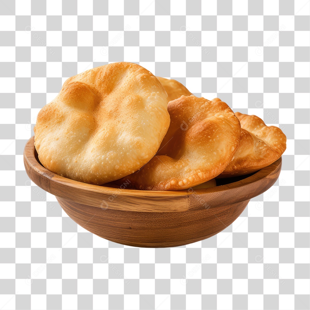 Pão Puri PNG Transparente