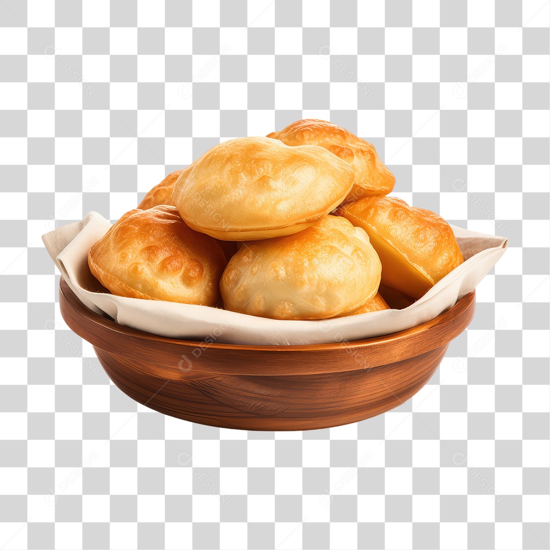 Pão Puri PNG Transparente