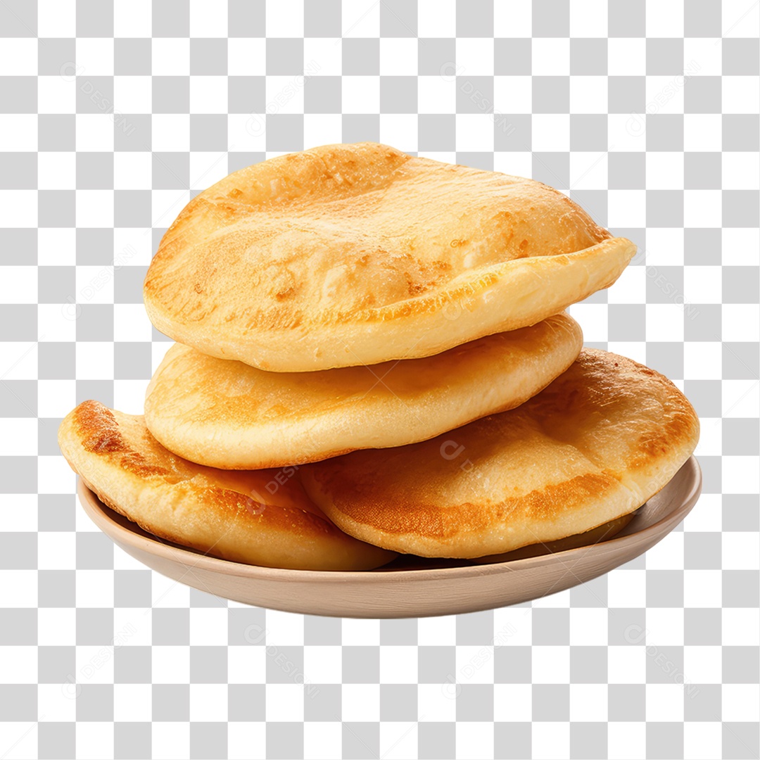 Pão Puri PNG Transparente