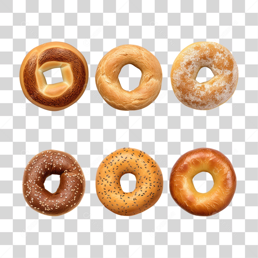 Roscas Donuts PNG Transparente
