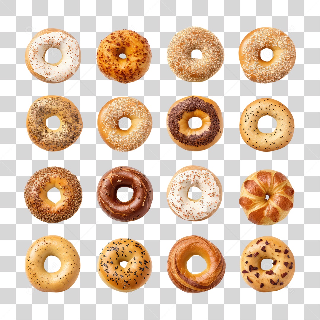 Roscas Donuts PNG Transparente
