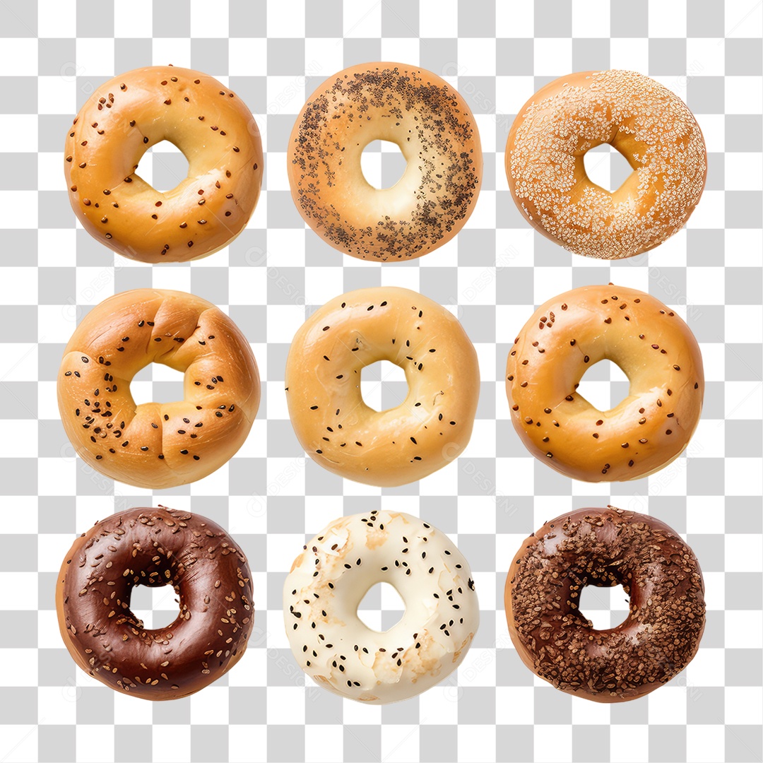 Roscas Donuts PNG Transparente