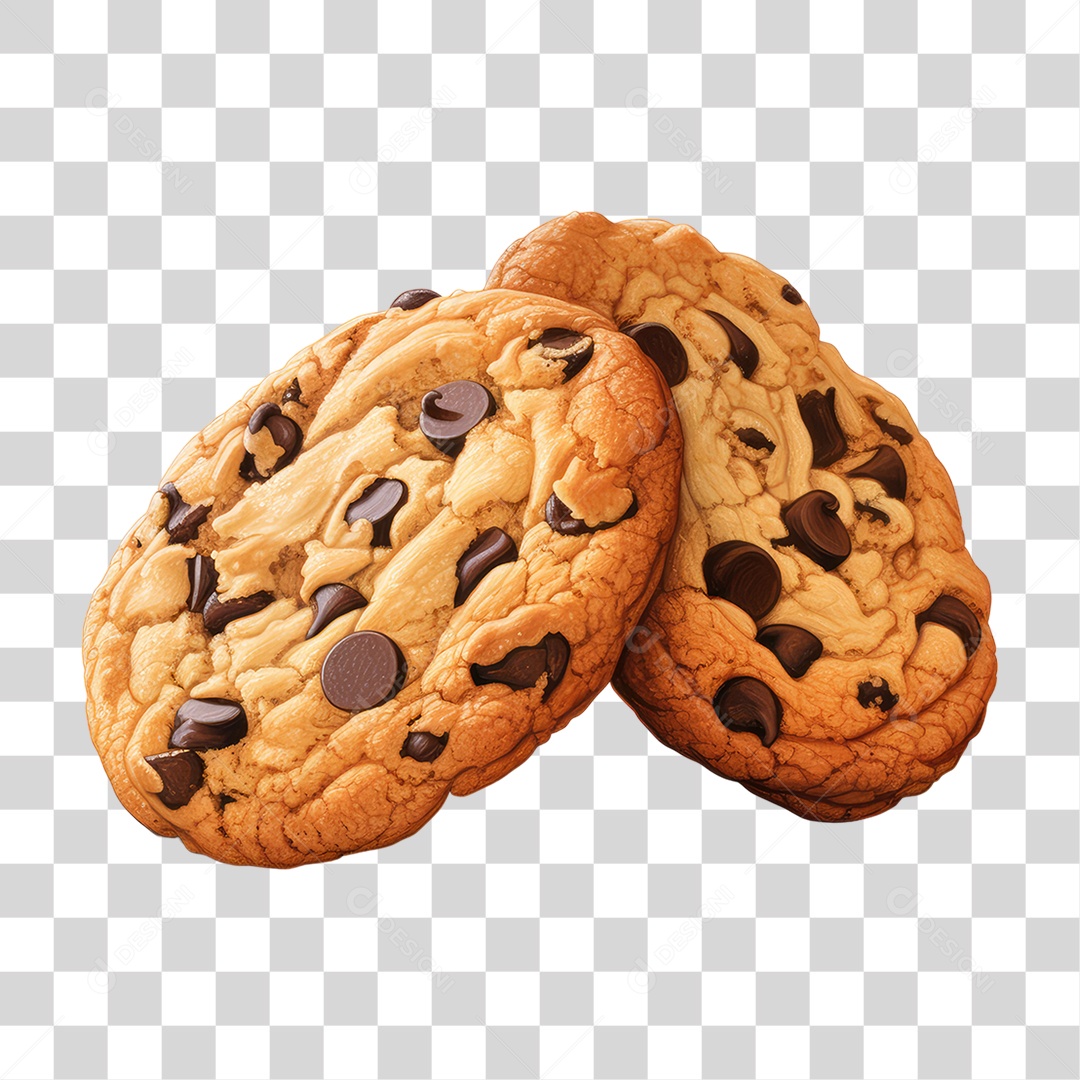 Biscoitos de Chocolate PNG Transparente