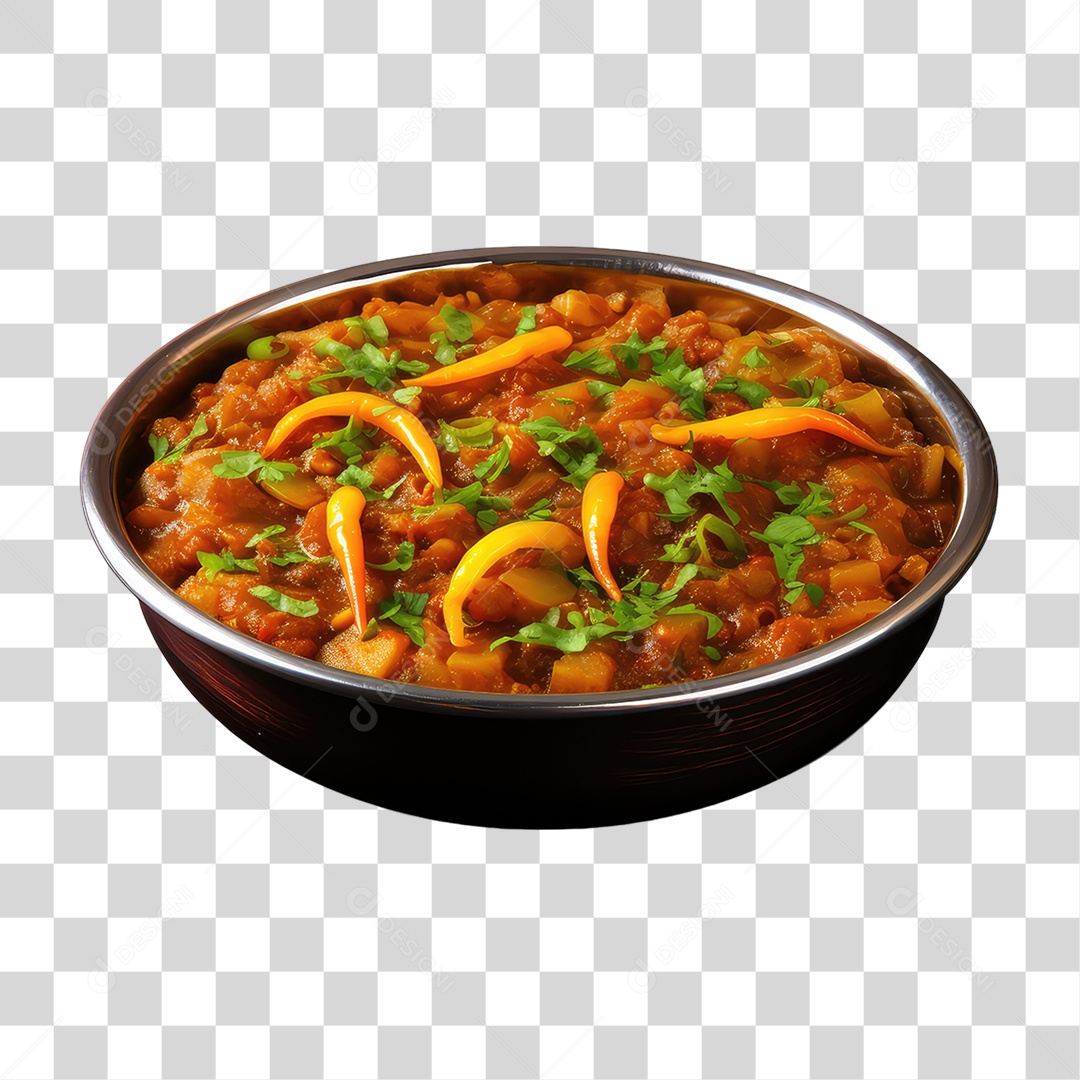 Tigela com Chambari PNG Transparente