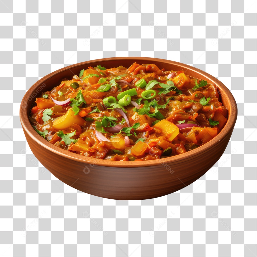 Tigela com Chambari PNG Transparente