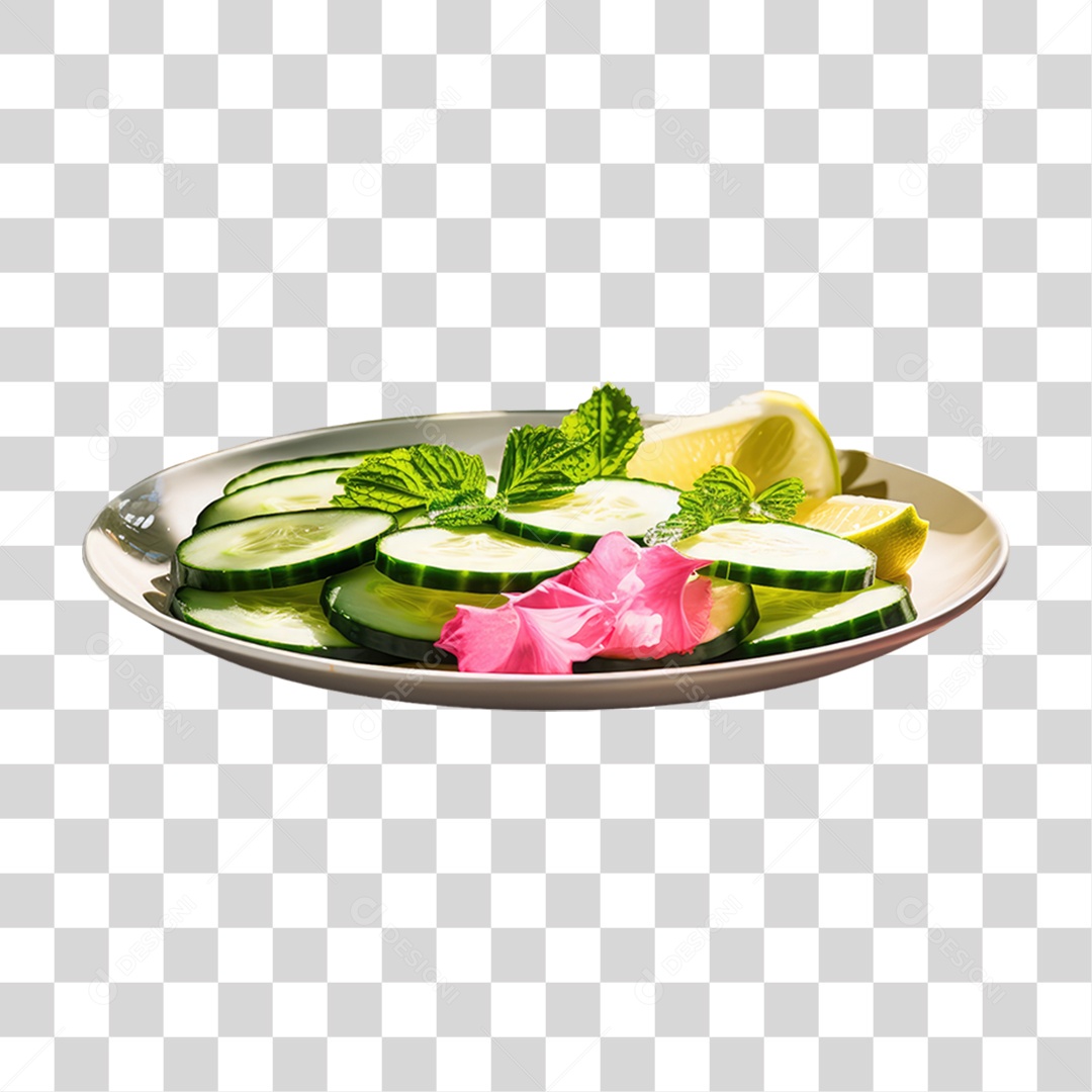 Prato de Legumes e Verduras PNG Transparente