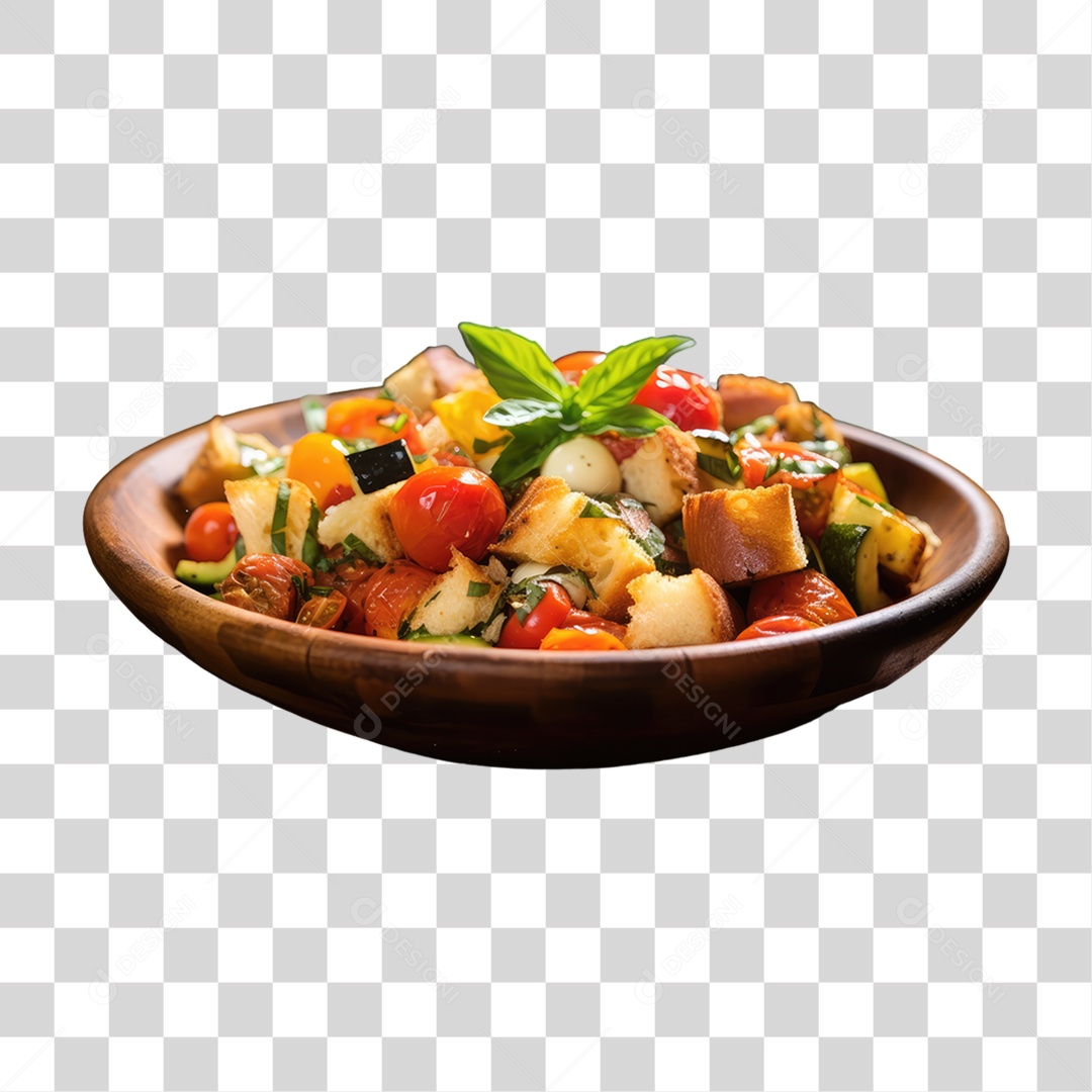 Prato de Legumes e Verduras PNG Transparente