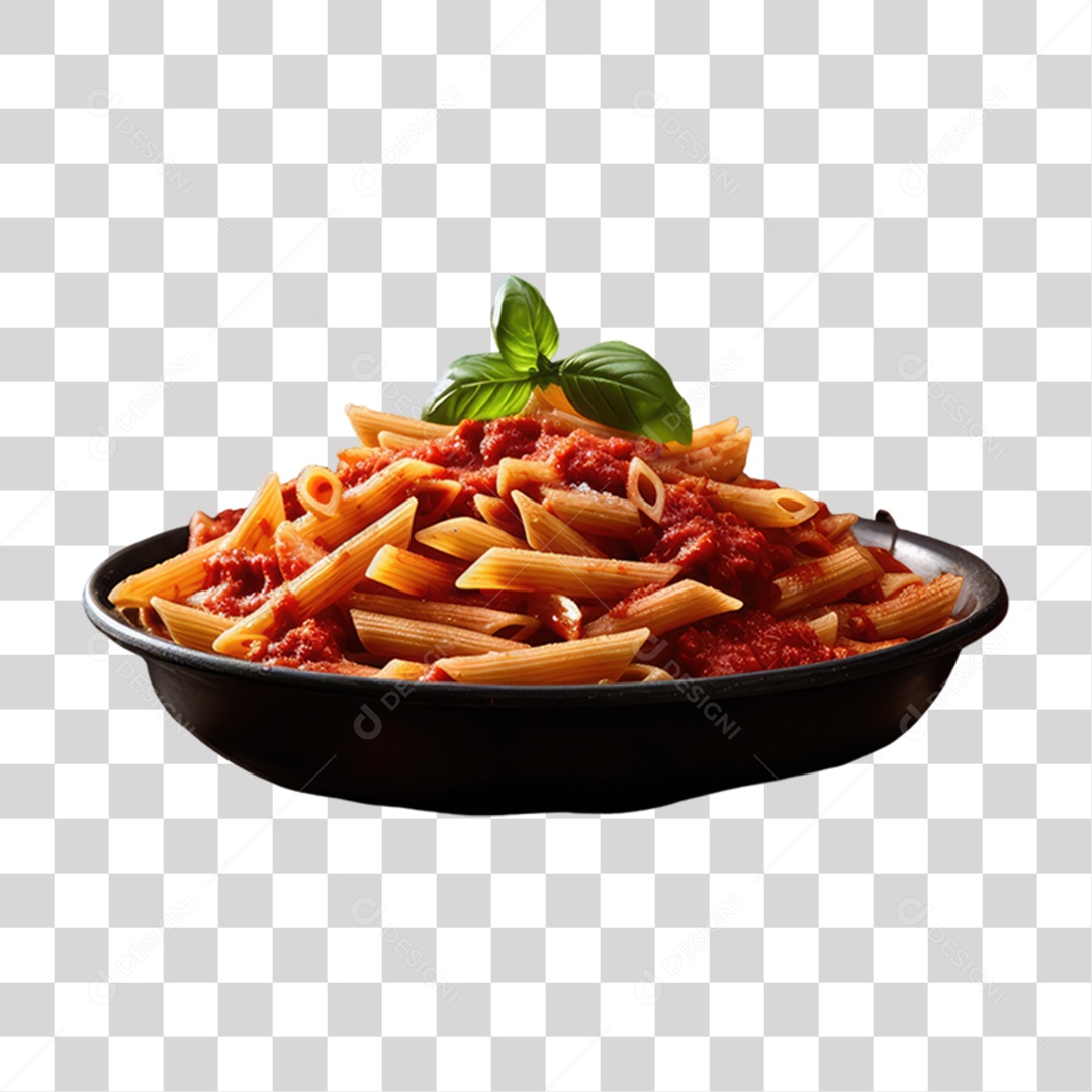 Prato de Macarronada PNG Transparente