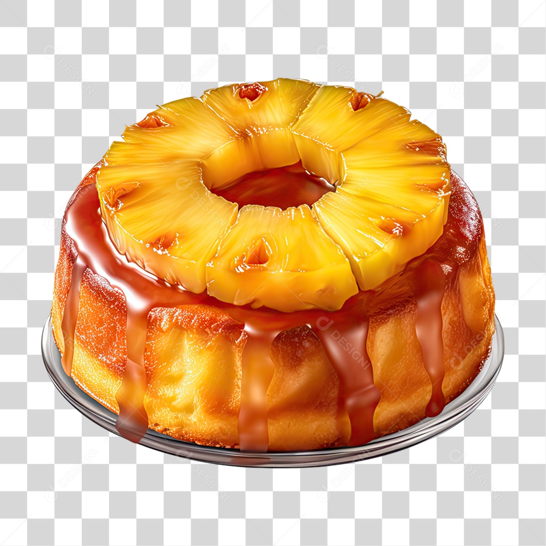 Doce de Abacaxi PNG Transparente