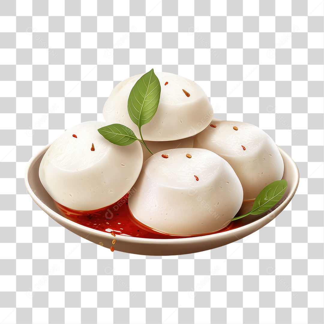 Idli Bolo de Arroz  PNG Transparente