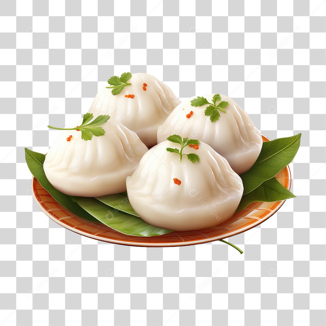 Idli Bolo de Arroz  PNG Transparente