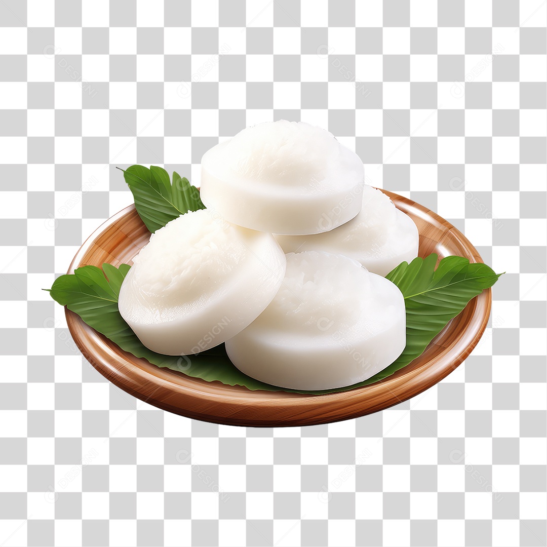 Idli Bolo de Arroz  PNG Transparente