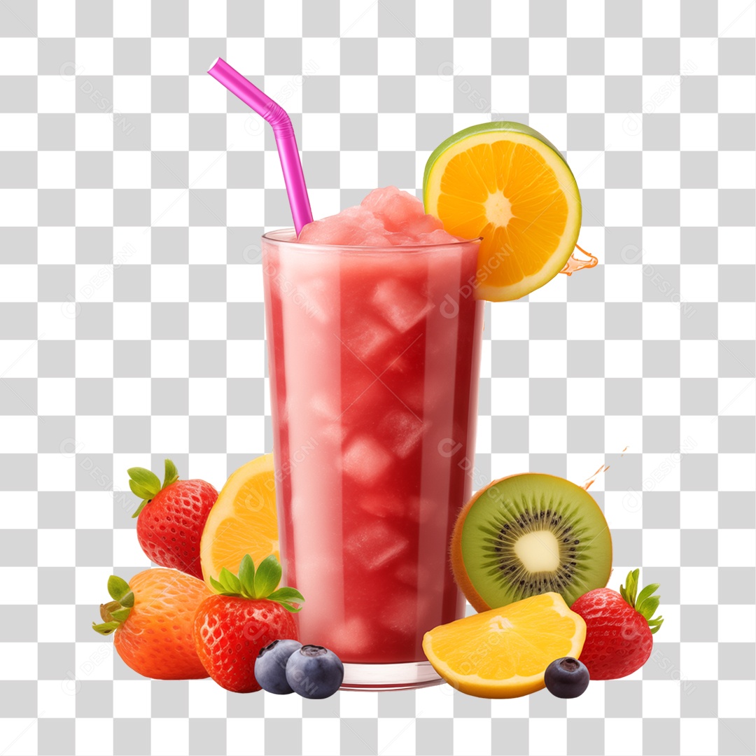 Vitamina de Frutas PNG Transparente