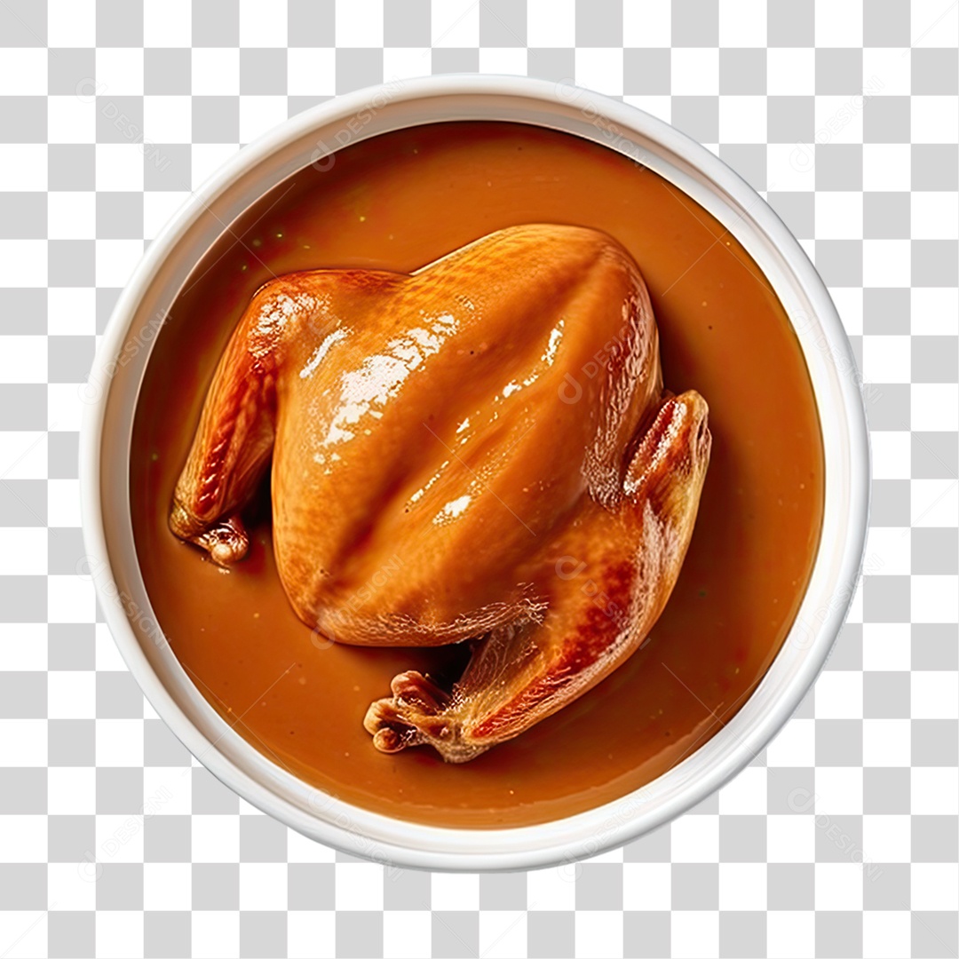Frango com Caldo PNG Transparente