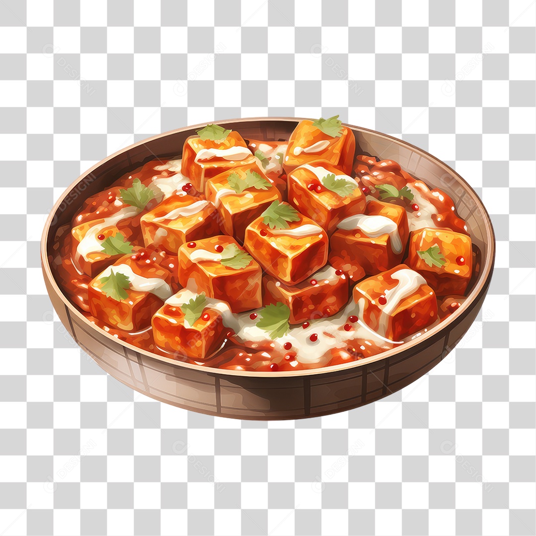 Prato Mapo Tofu PNG Transparente