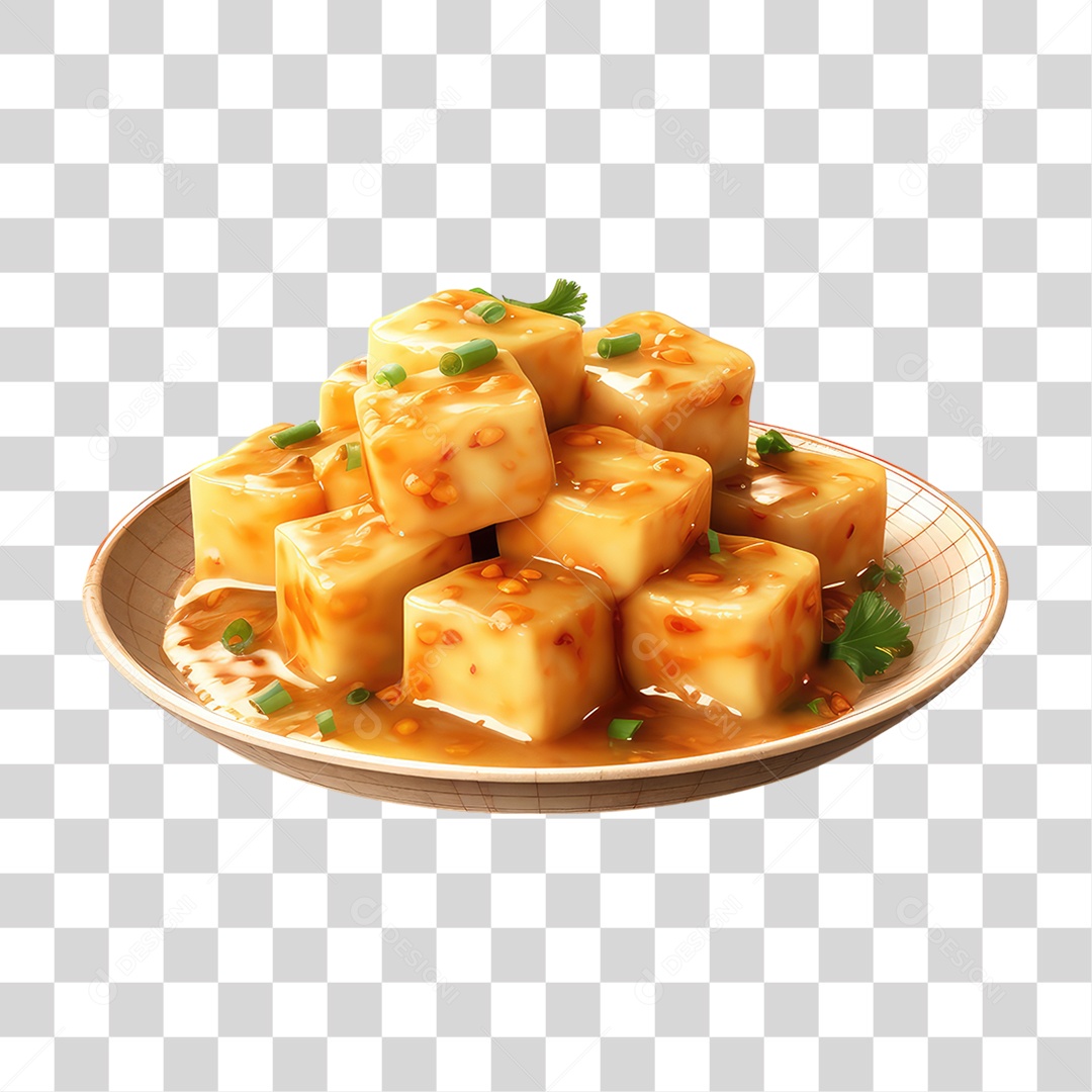 Prato Mapo Tofu PNG Transparente