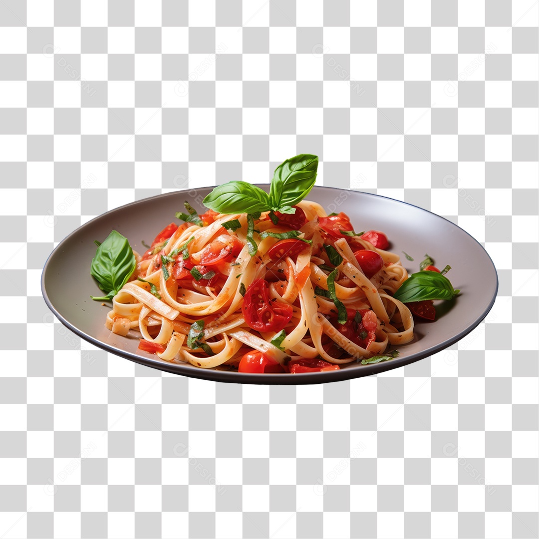 Prato de Macarronada PNG Transparente