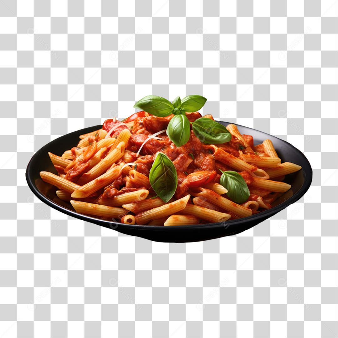 Prato de Macarronada PNG Transparente