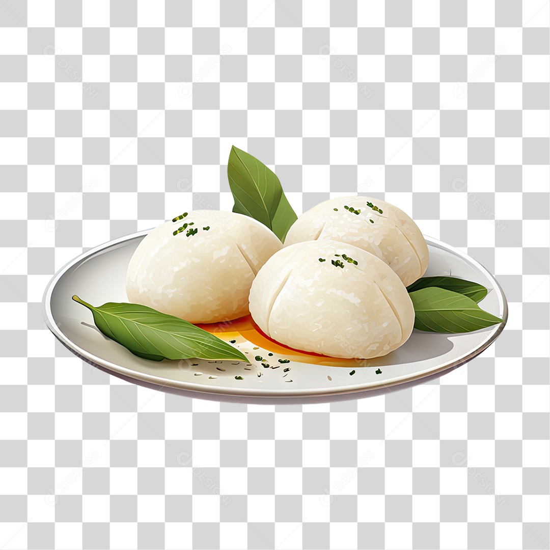 Bolo de Arroz PNG Transparente