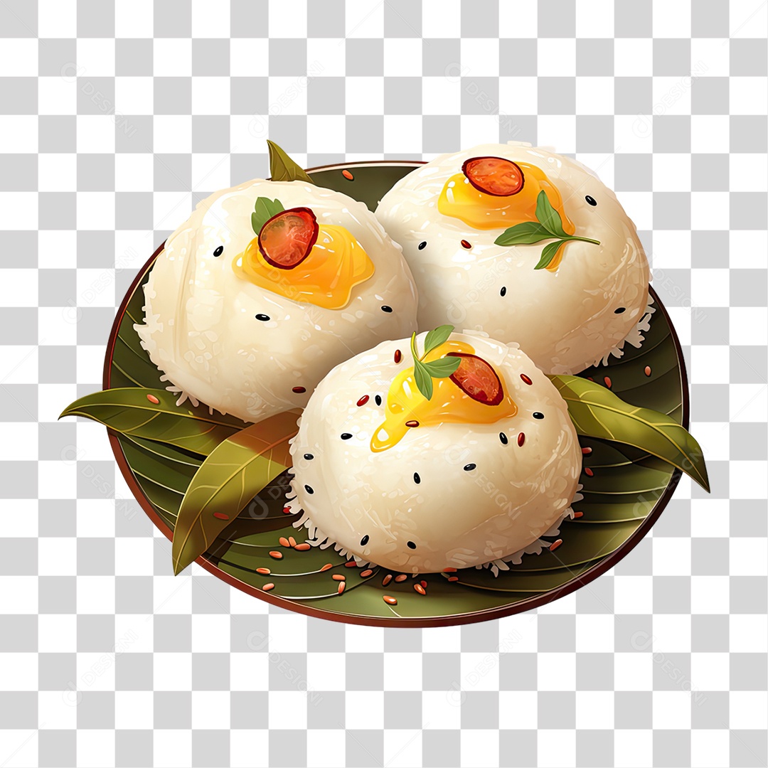 Idli Bolo de Arroz  PNG Transparente