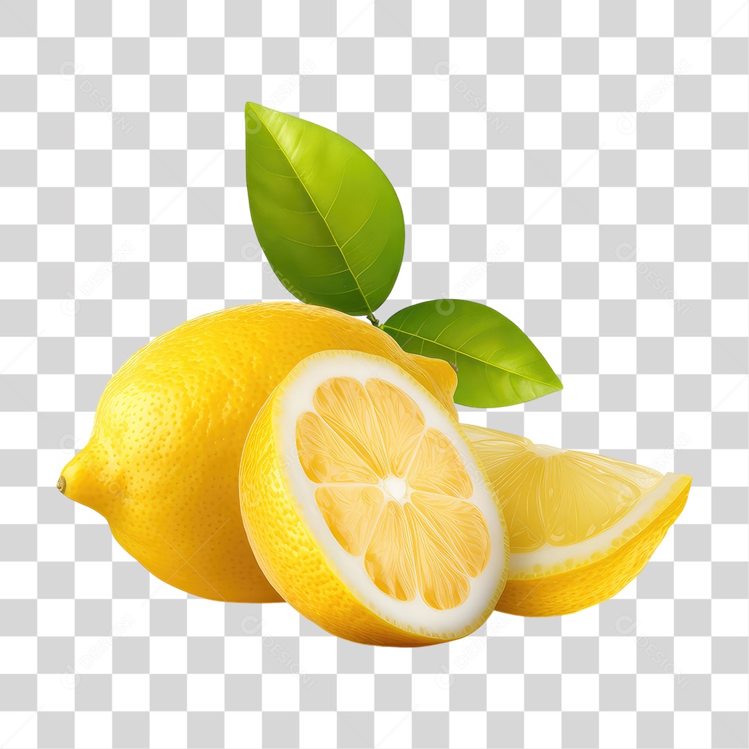 Fruta Limão PNG Transparente