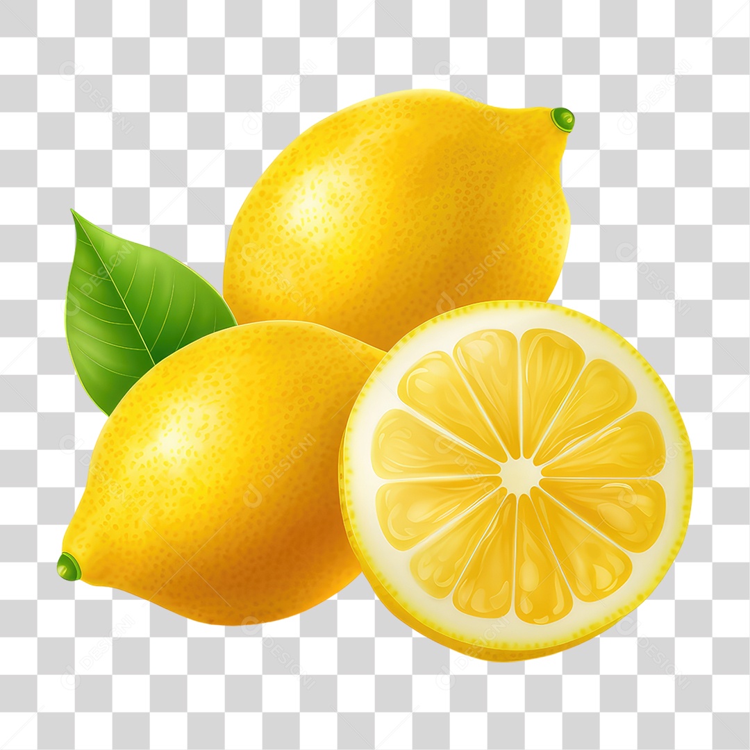 Fruta Limão PNG Transparente