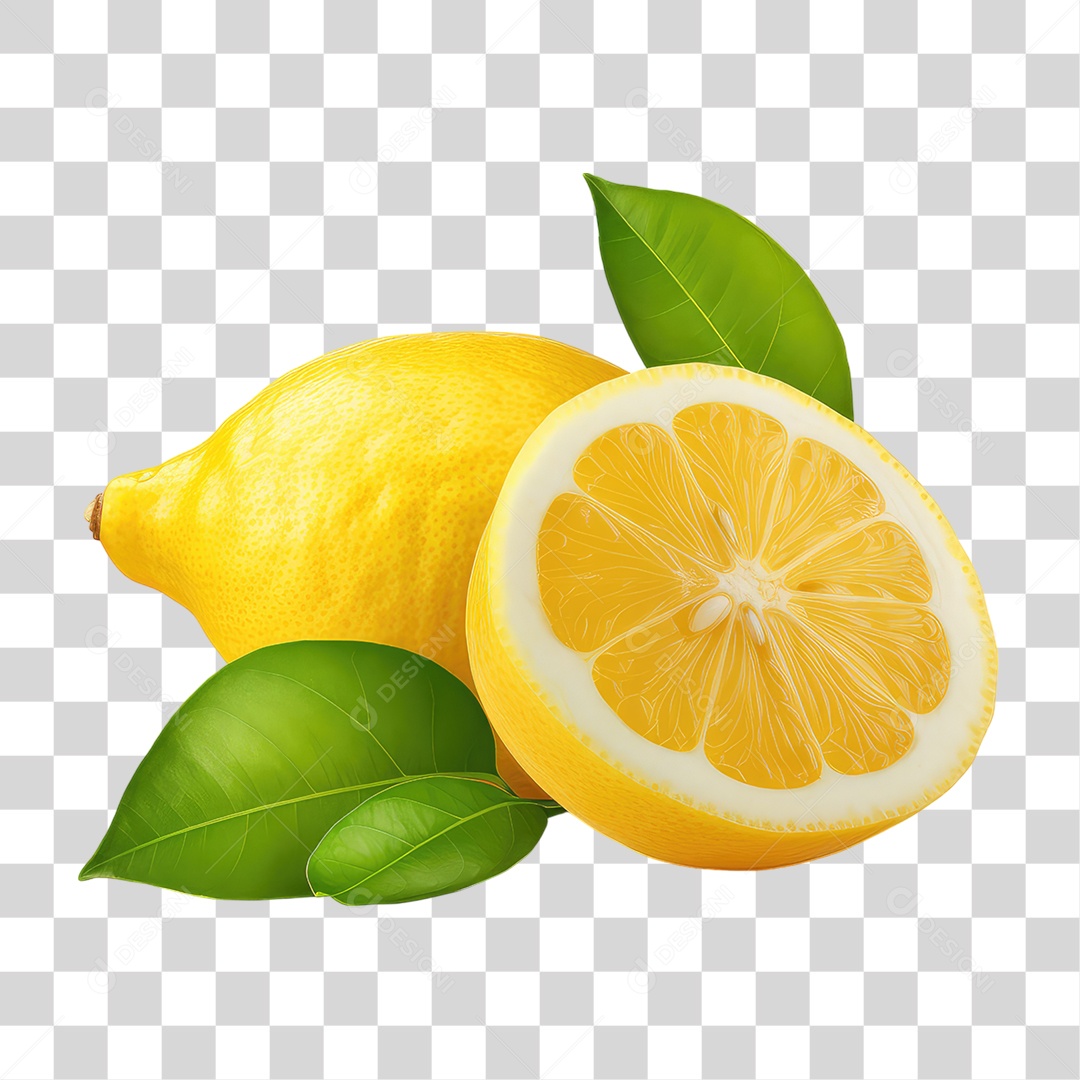 Fruta Limão PNG Transparente