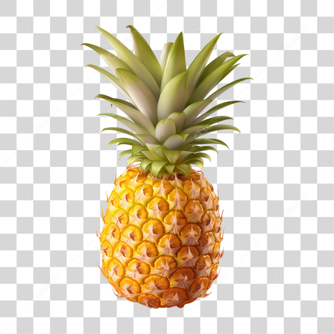 Fruta Abacaxi PNG Transparente