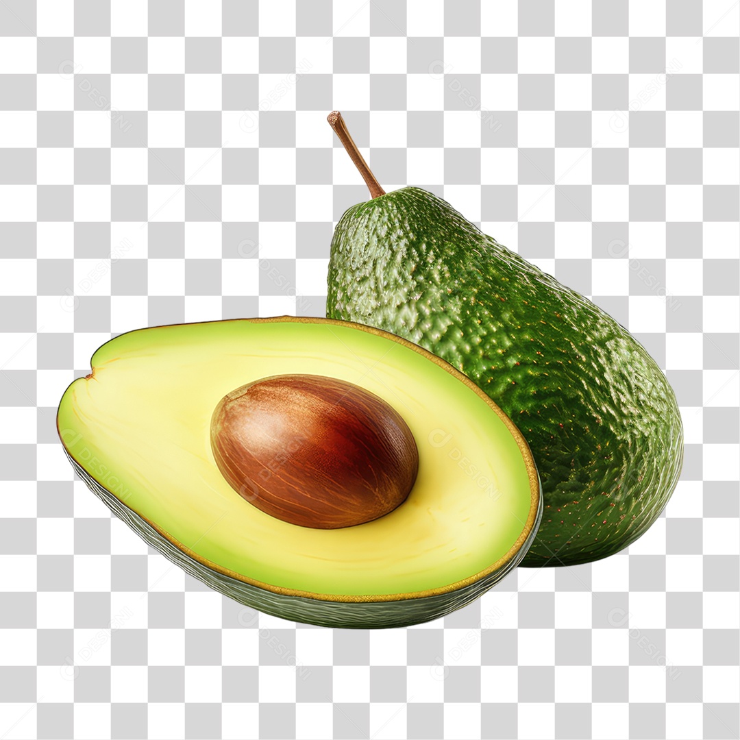 Fruta Abacate PNG Transparente