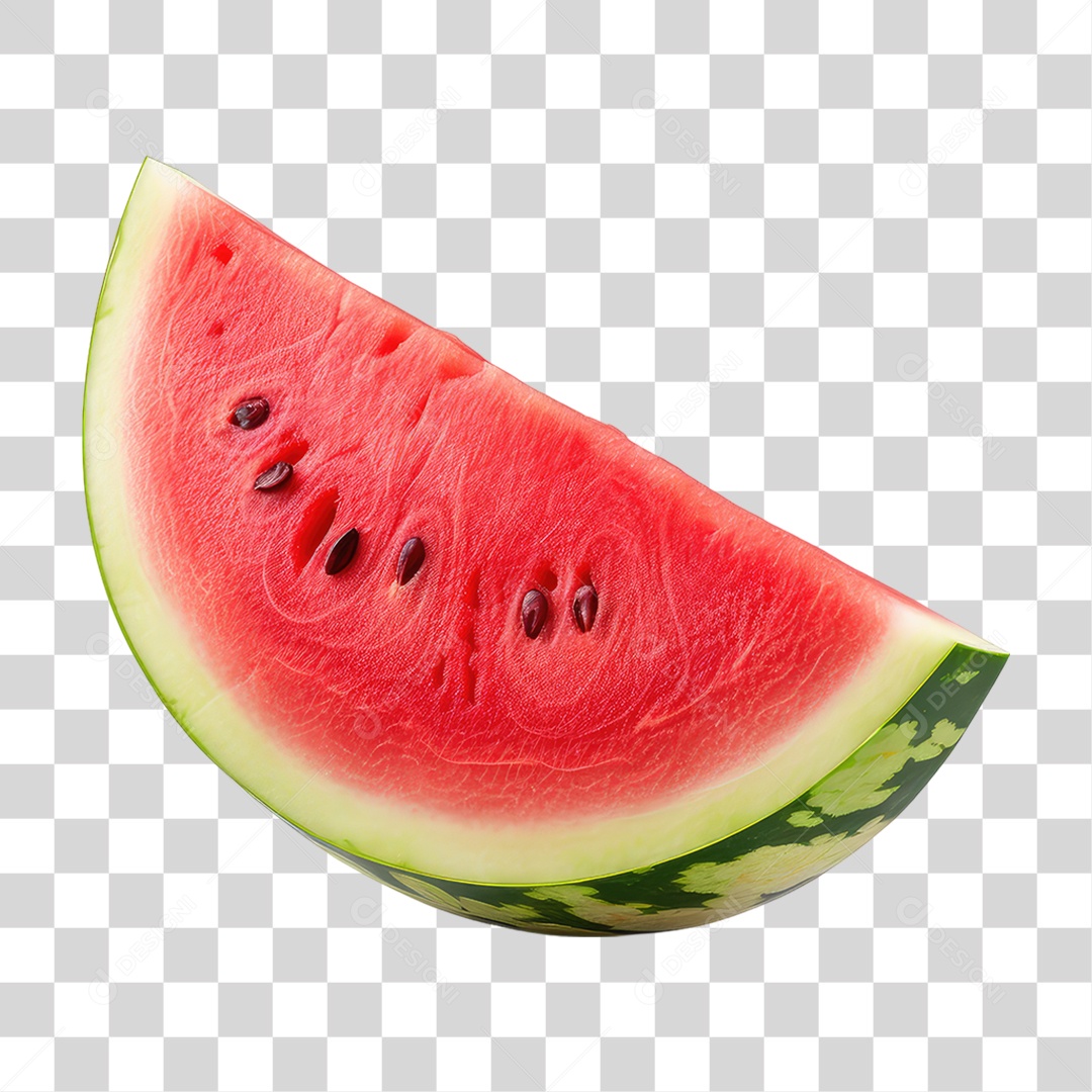 Fatia de Melancia PNG Transparente